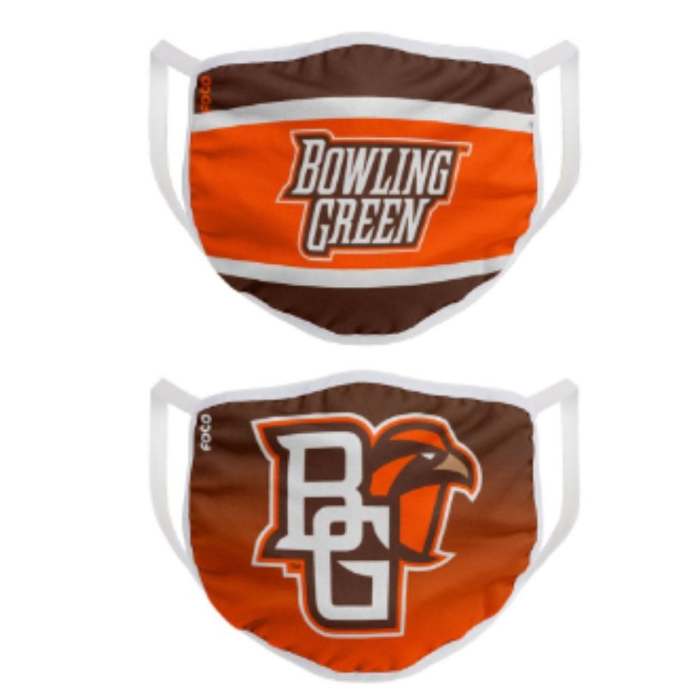 Bowling Green St. Falcons FOCO Adult Printed Face Covering 2-Pack